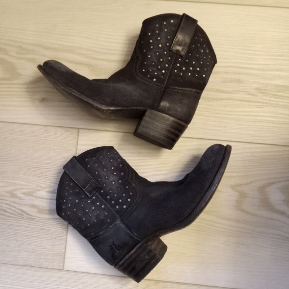 Frye Studded Ankle Boots